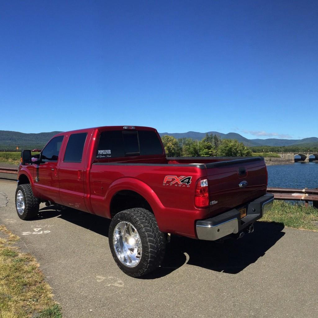 2014 Ford F250 Lariat crew cab 6.7L Diesel Lifted for sale