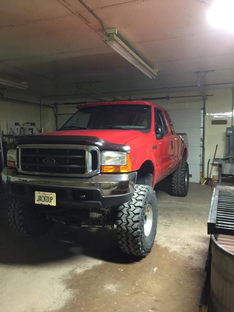 1999 Ford F 250 Super Duty XL Extended Cab Pickup 4 Door 5.4L Lifted