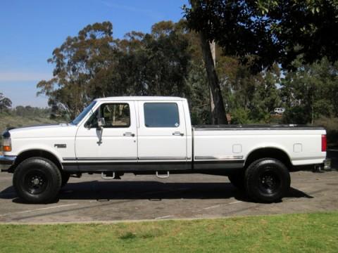 1997 Ford F 350 4&#215;4 Crew Cab Pickup 4 Door 7.3L Diesel Powerstroke Lifted for sale