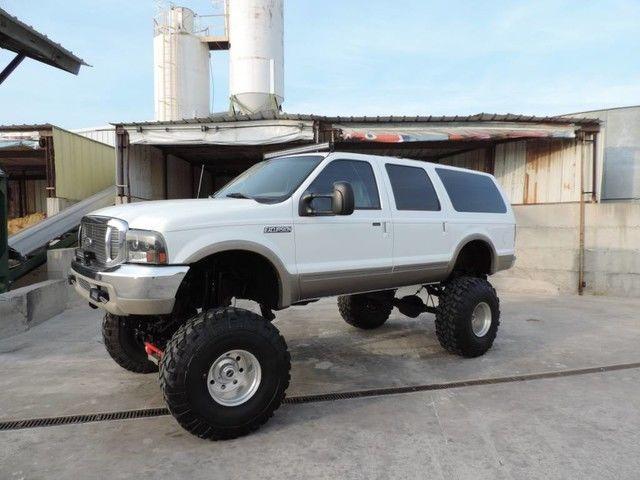 Lifted monster 2000 Ford Excursion Limited Sport Utility 4 Door Truck