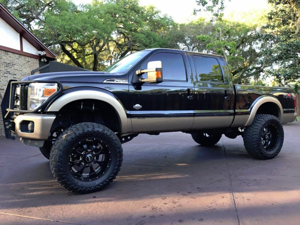 Awesome 2011 Ford F 250 King Ranch Crew Cab lifted