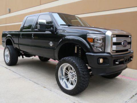 2013 Ford F 250 Platinum CREW CAB lifted truck for sale