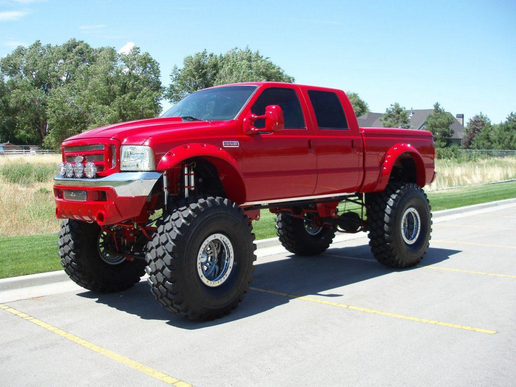 Air ride 1999 Ford F 350 Lariat lifted truck pickup