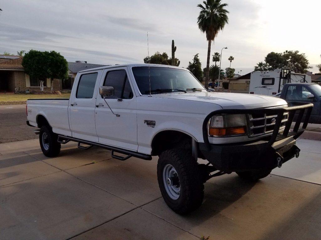 Rust free beauty 1997 Ford F 350 XLT lifted