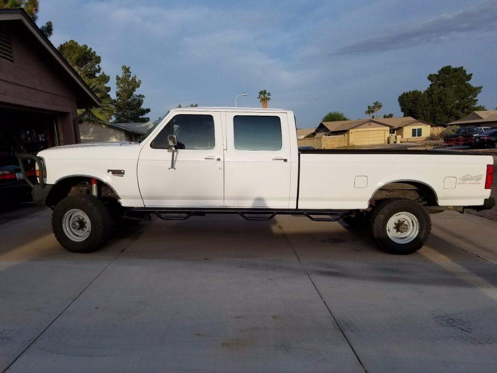 Rust free beauty 1997 Ford F 350 XLT lifted