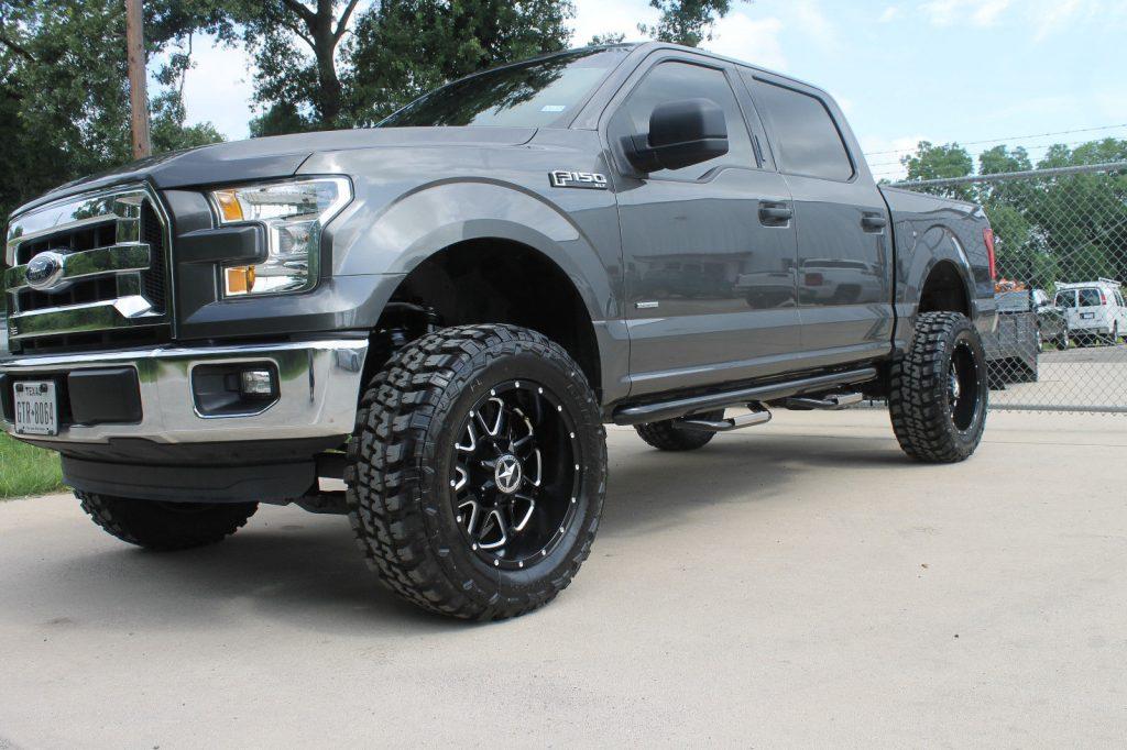 Custom equipped 2016 Ford F 150 XLT lifted