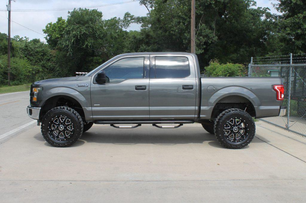 Custom equipped 2016 Ford F 150 XLT lifted