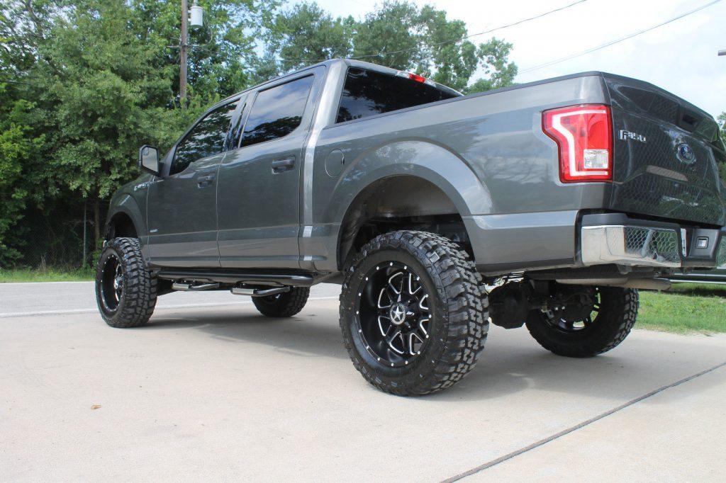 Custom equipped 2016 Ford F 150 XLT lifted