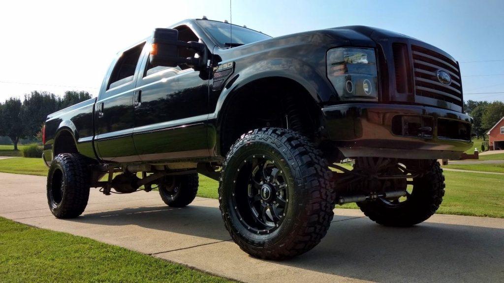 equipped 2009 Ford F 250 FX4 Crew Cab lifted