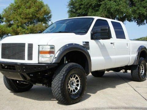 low miles 2008 Ford F-350 4WD Crew Cab XLT lifted for sale