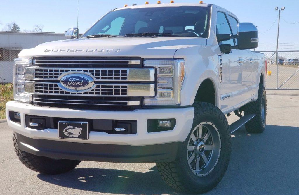 loaded 2017 Ford F 250 Plaltinum lifted