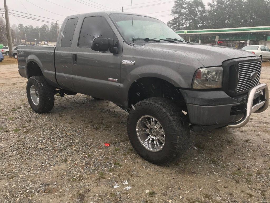 rust free 2007 Ford F 250 XL Extended Cab lifted
