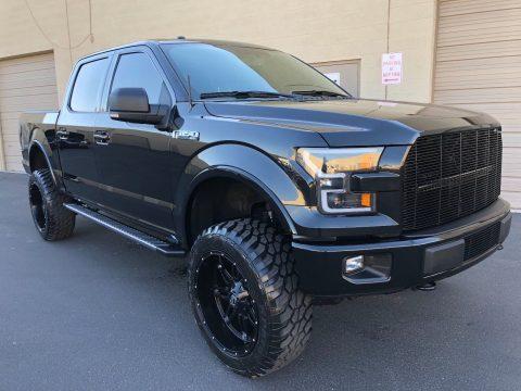 low miles 2015 Ford F 150 XLT lifted for sale