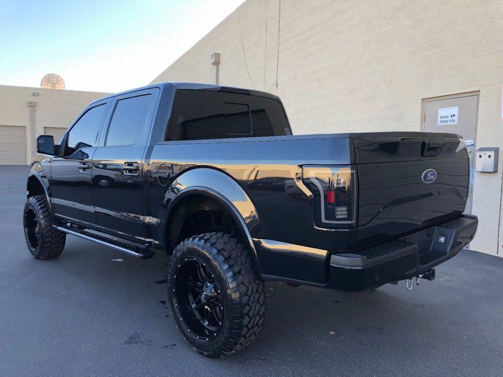 low miles 2015 Ford F 150 XLT lifted