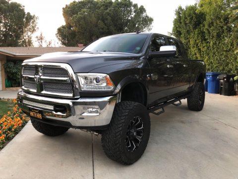 low miles 2015 Ram 3500 Laramie Longhorn lifted for sale