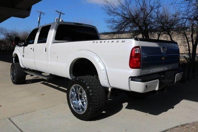 low miles 2016 Ford F 350 Platinum lifted