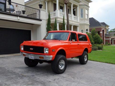 nicely restored 1972 Chevrolet Blazer lifted for sale