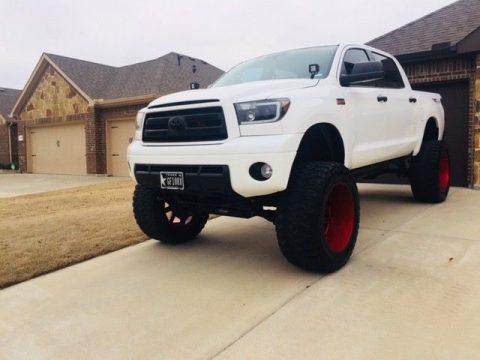 LED lights 2013 Toyota Tundra Rock Warrior lifted for sale