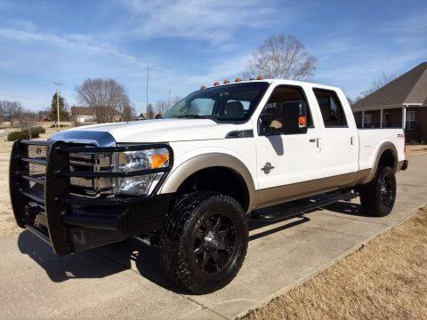 well maintained 2013 Ford F 250 Lariat FX4 lifted for sale