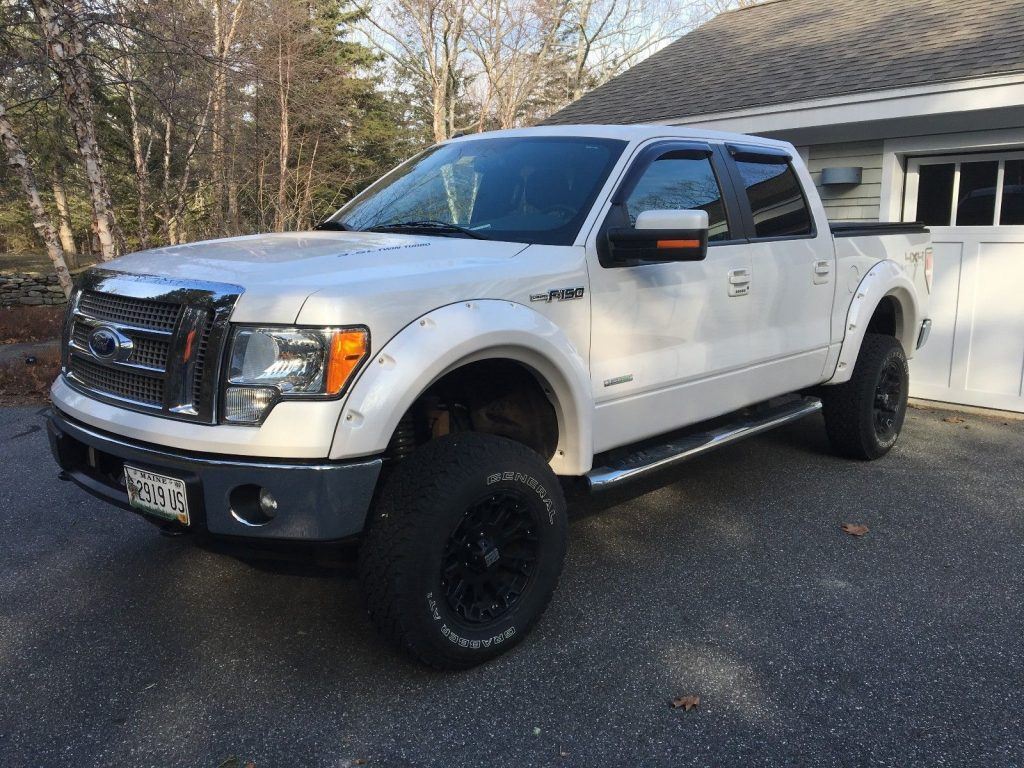 offroad package 2011 Ford F 150 4×4 Supercrew Lariat Series lifted