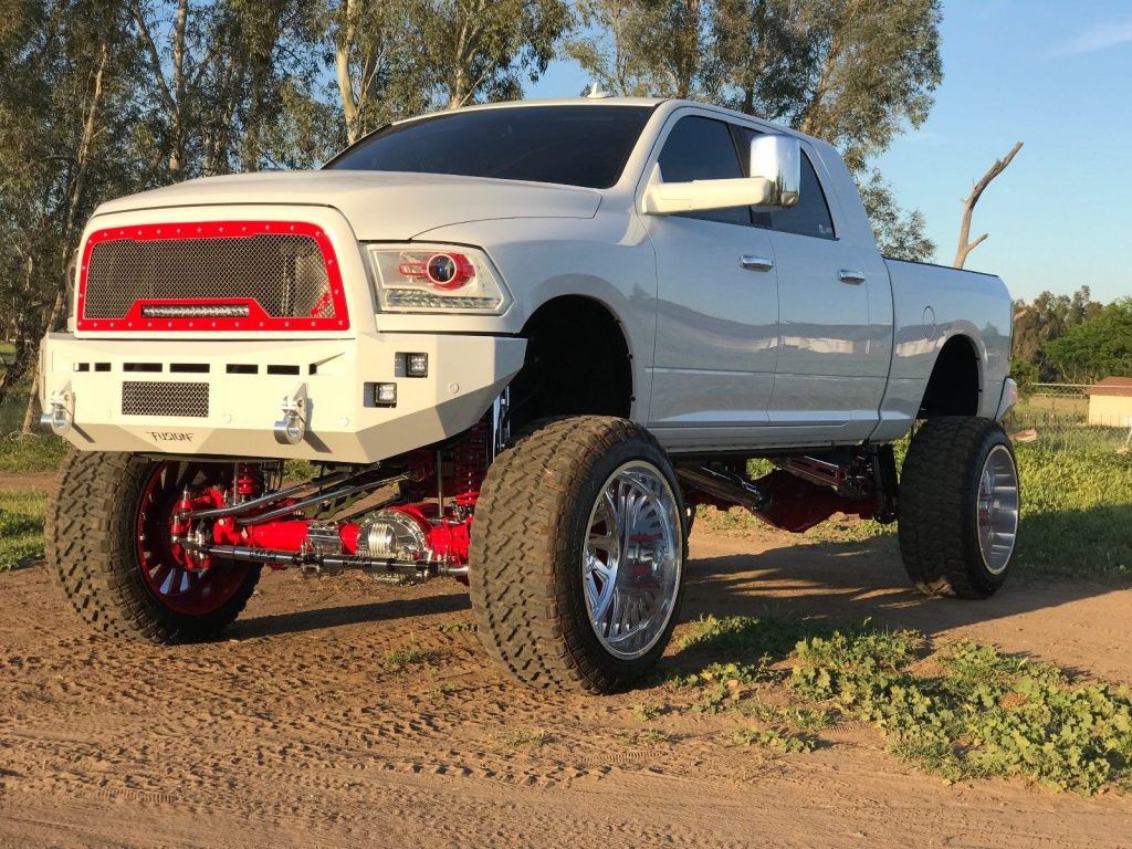 very low miles 2017 Dodge Ram 2500 Laramie Limited lifted