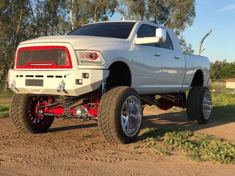 very low miles 2017 Dodge Ram 2500 Laramie Limited lifted for sale