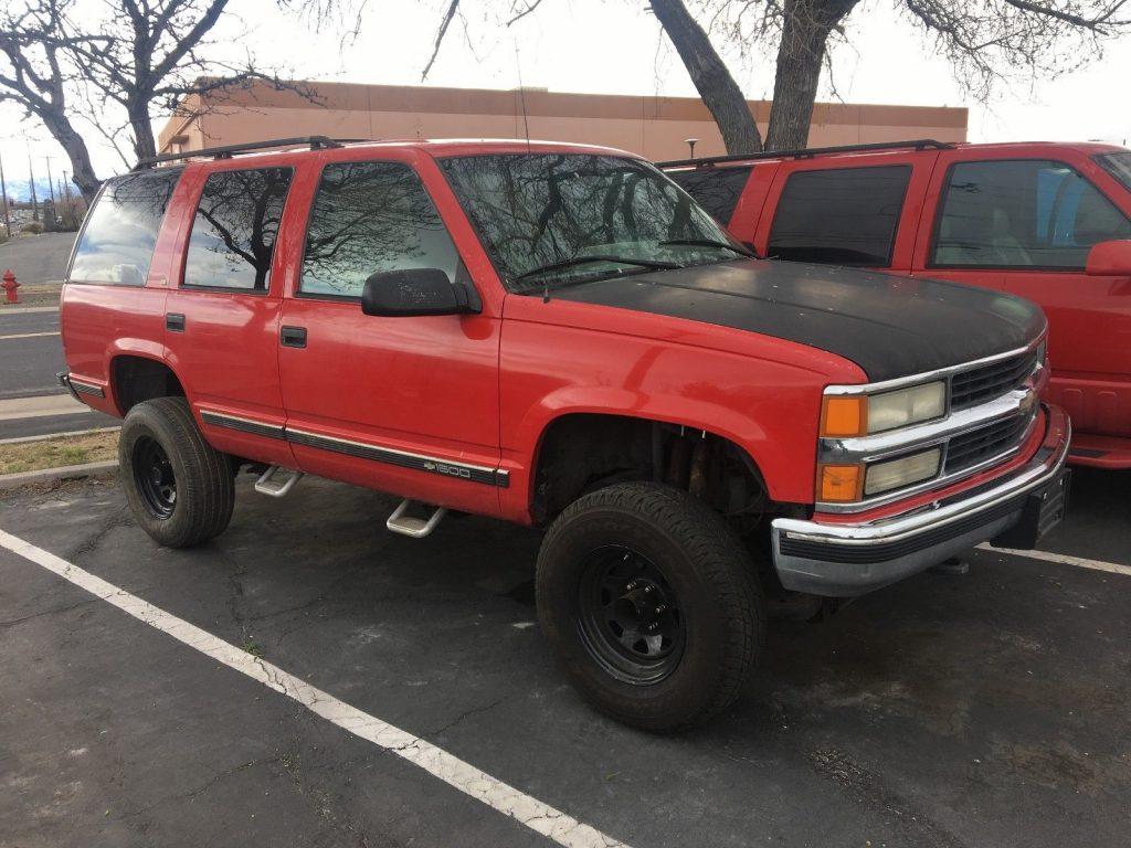 needs trans overhaul 1996 Chevrolet Tahoe lifted