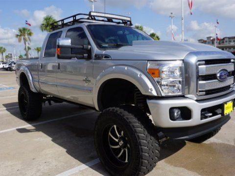 low miles 2016 Ford F 250 PLATINUM lifted for sale