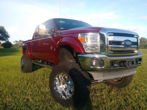 high lift 2013 Ford F 350 Lariat lifted for sale