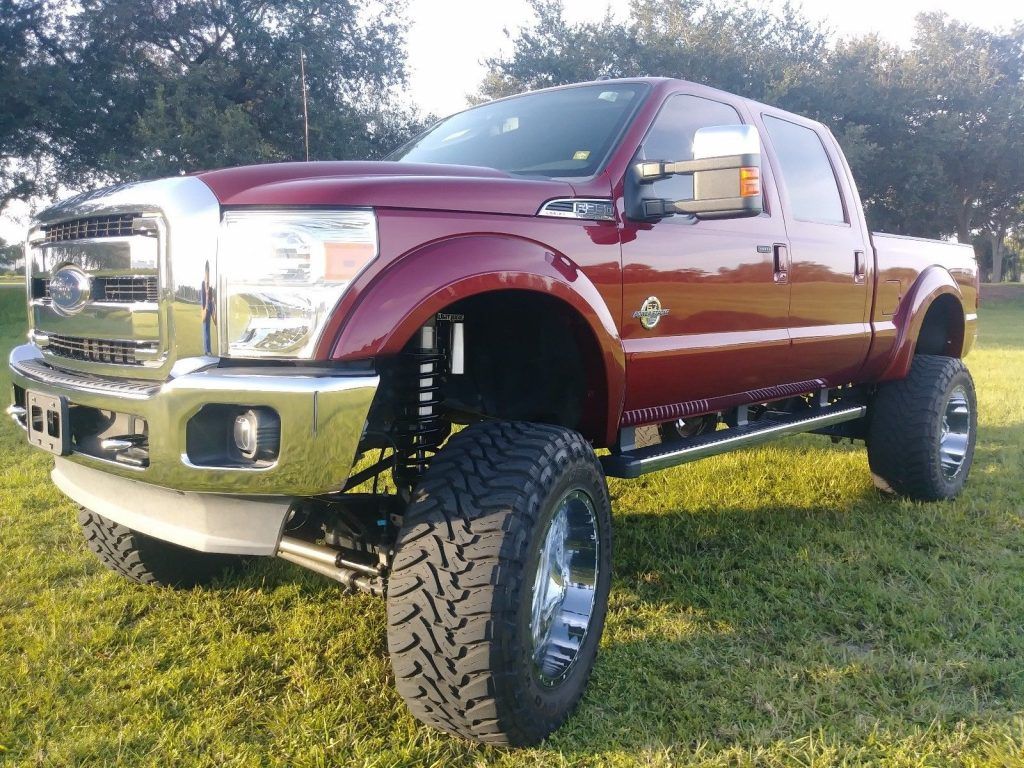 high lift 2013 Ford F 350 Lariat lifted