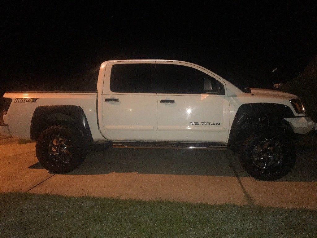 upgraded 2013 Nissan Titan PRO lifted pickup