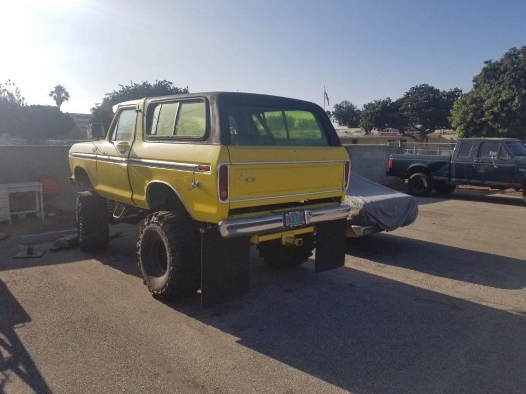custom built 1979 Ford Bronco Ranger lifted