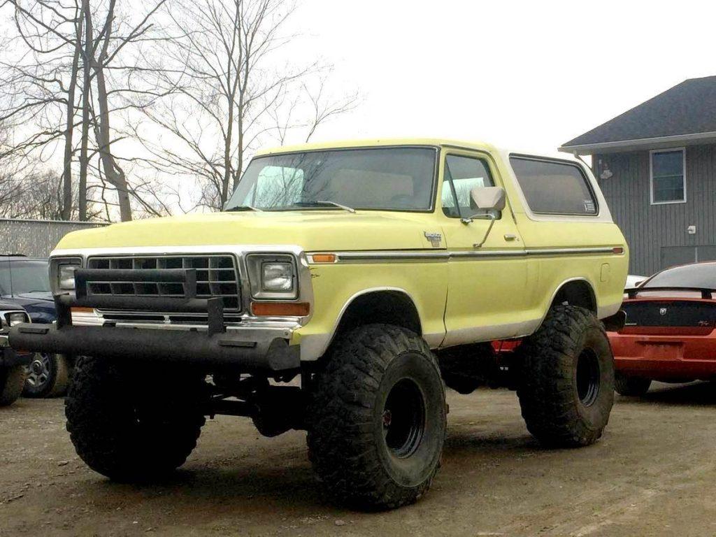 indestructible 1979 Ford Bronco XLT lifted