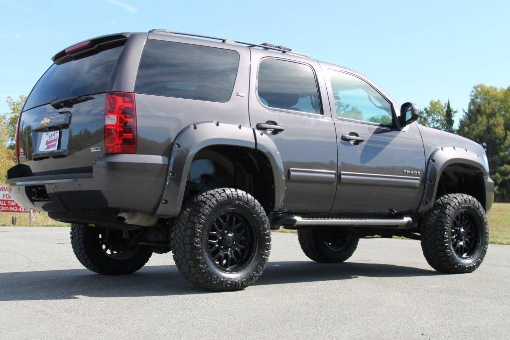 very clean 2011 Chevrolet Tahoe LTZ lifted