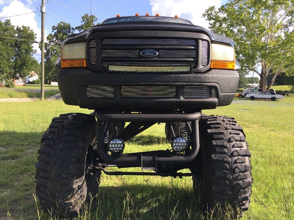 nicely customized 1999 Ford F 250 Diesel lifted truck for sale