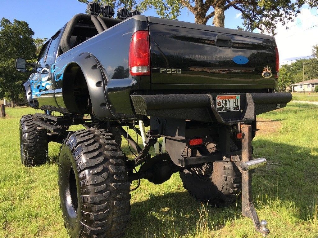 nicely customized 1999 Ford F 250 Diesel lifted truck