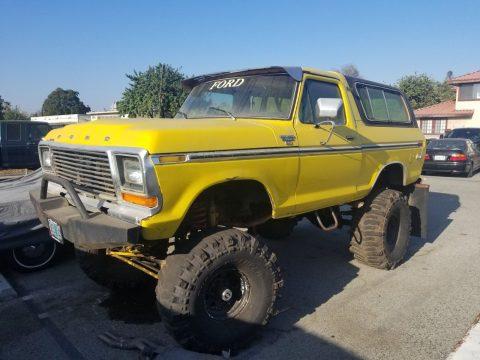 custom monster 1979 Ford Bronco Ranger lifted for sale