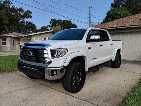 low miles 2018 Toyota Tundra Limited lifted for sale