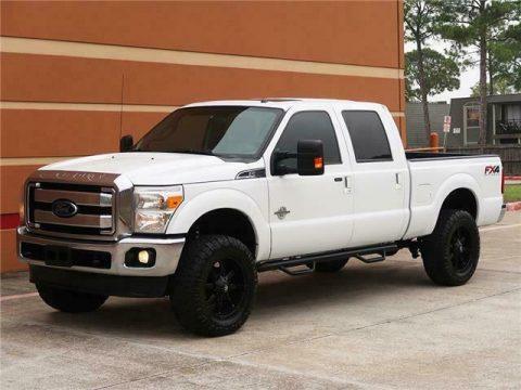 well equipped  2012 Ford F 250 Lariat pickup lifted for sale
