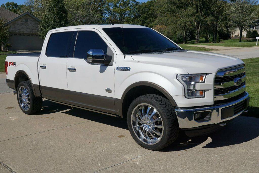 very nice 2015 Ford F 150 King Ranch lifted