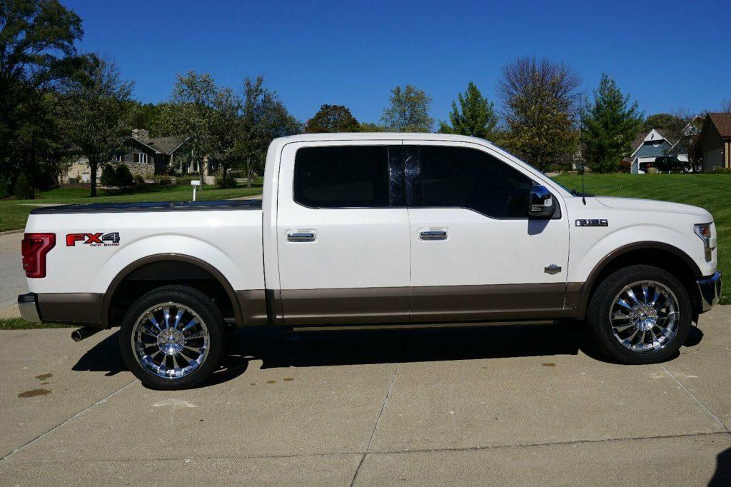 very nice 2015 Ford F 150 King Ranch lifted