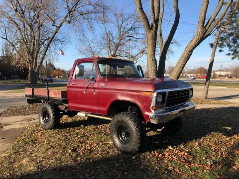 nice and clean 1979 Ford F 150 lifted for sale