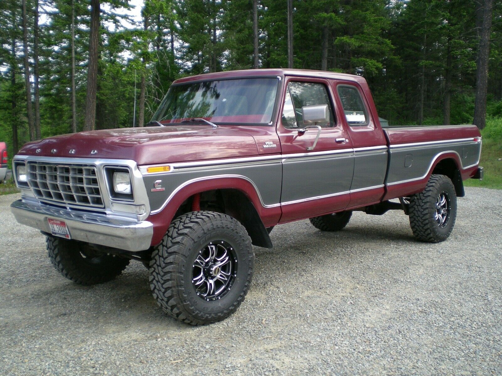 nicely modified 1979 Ford F 250 Custom pickup lifted for sale