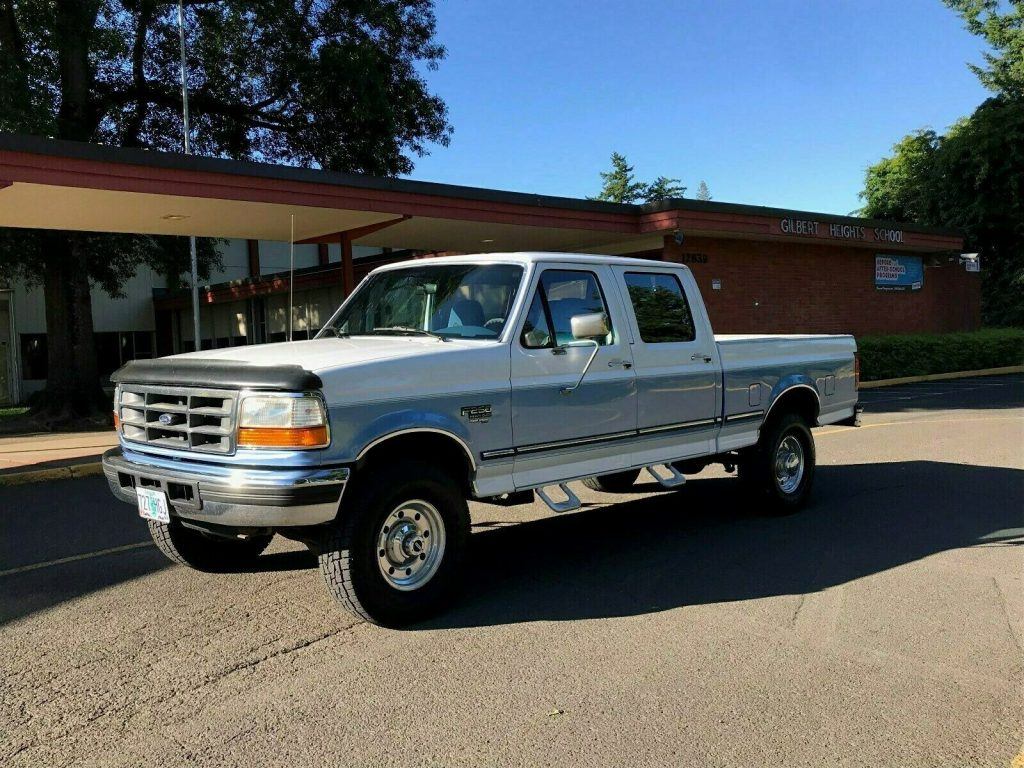 well maintained 1997 Ford F 250 XLT HD lifted