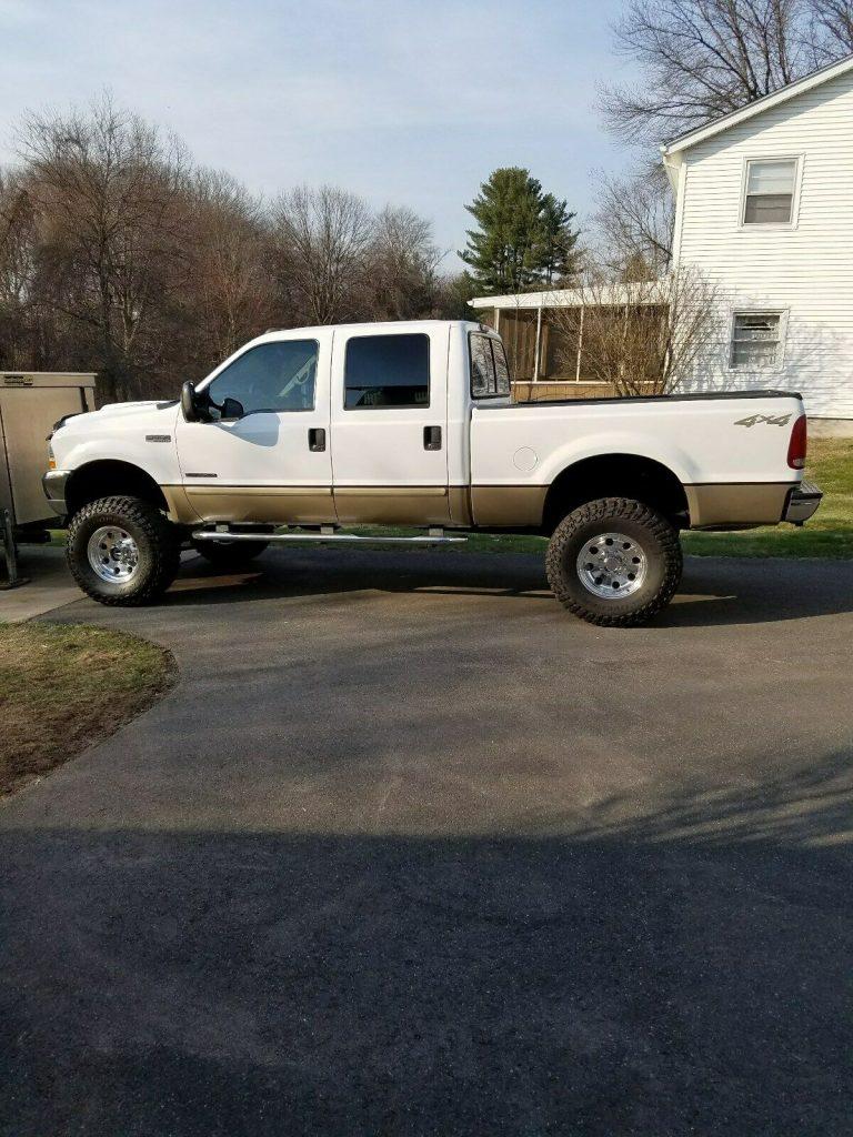 excellent shape 2001 Ford F 350 Lariat Leather Package lifted