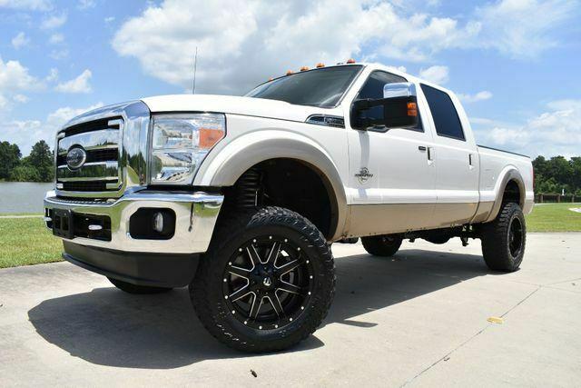 very clean 2014 Ford F 250 Lariat lifted