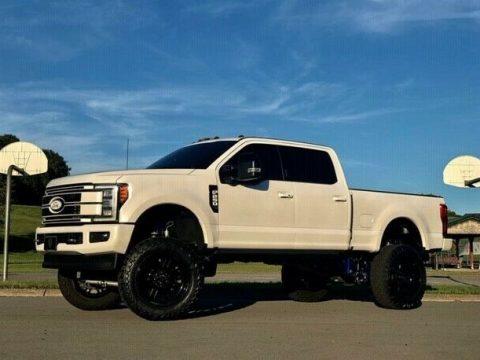 low miles 2017 Ford F 250 Platinum 6.7L Powerstroke lifted for sale