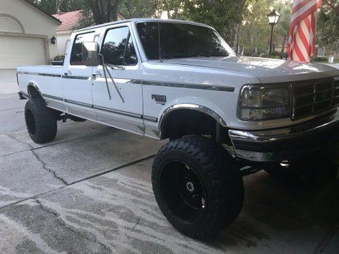 great running 1997 Ford F 350 XLT lifted for sale