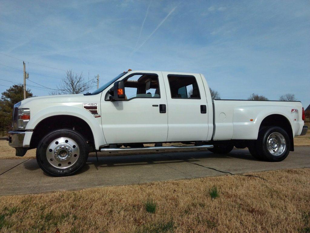 well equipped 2008 Ford F 450 Lariat lifted