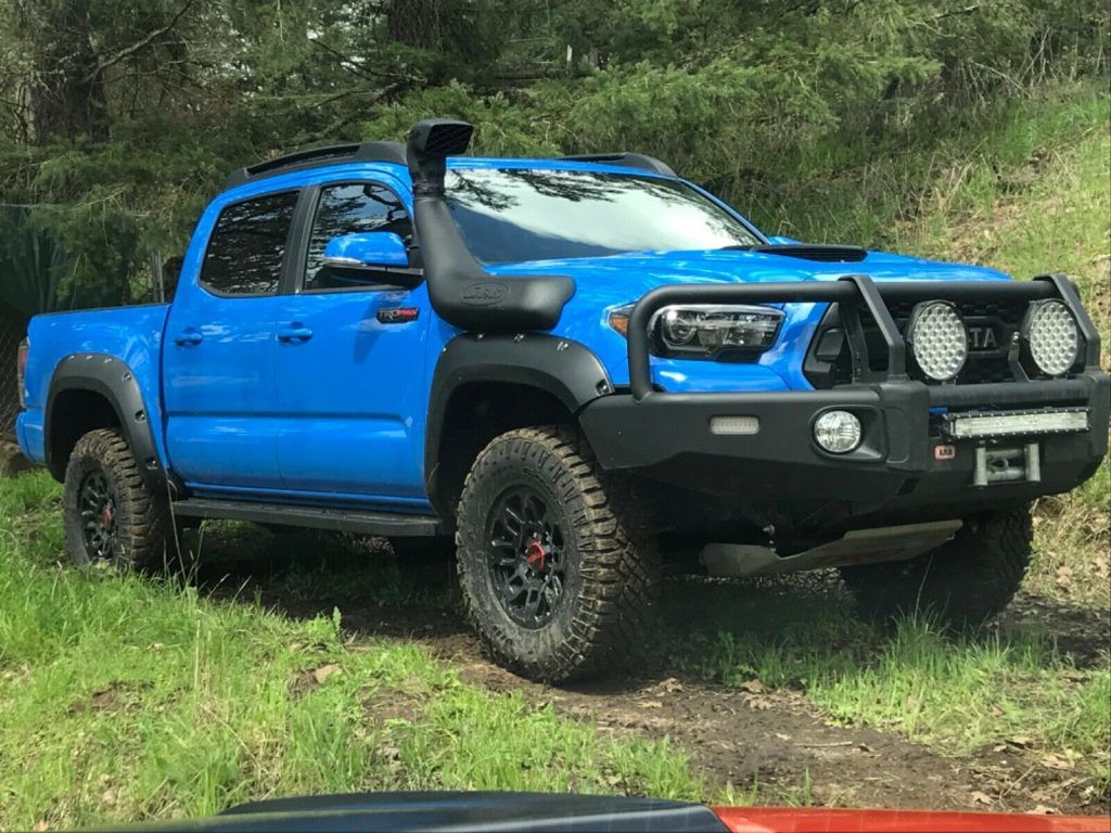 well modified 2019 Toyota Tacoma TRD Pro lifted